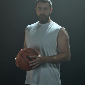 Portrait of Oleksandr Kovalchuk, a male strength coach from Kharkiv.